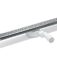 Universal stainless drain channel, steel grid