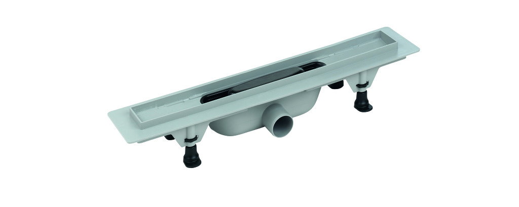 View SALE - Drain channel with stainless steel grid, design 2