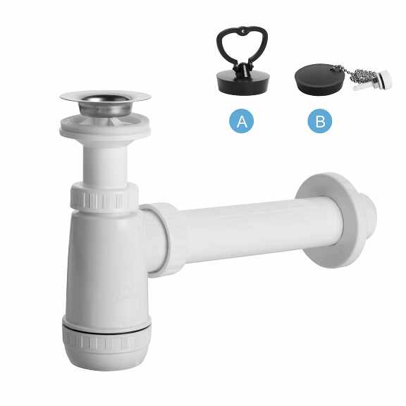 Prohlédnout E Sifon umyvadlový nerezová miska, zátka