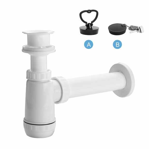 Prohlédnout E Sifon umyvadlový plastová miska, zátka