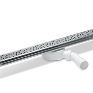 Universal stainless drain channel, steel grid design 5