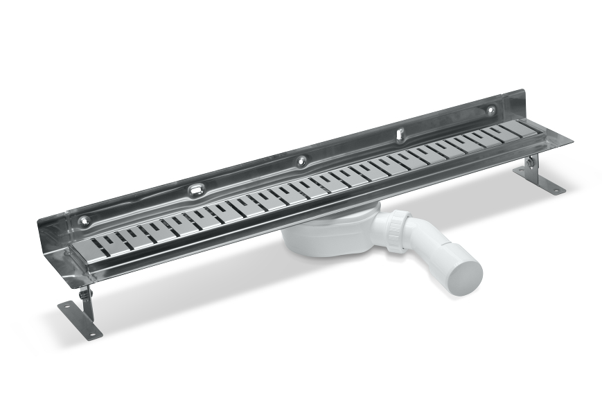 Prohlédnout Odtokový žlab nerezový ke zdi design 2