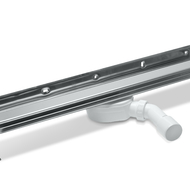 Universal stainless drain channel, steel grid design 4