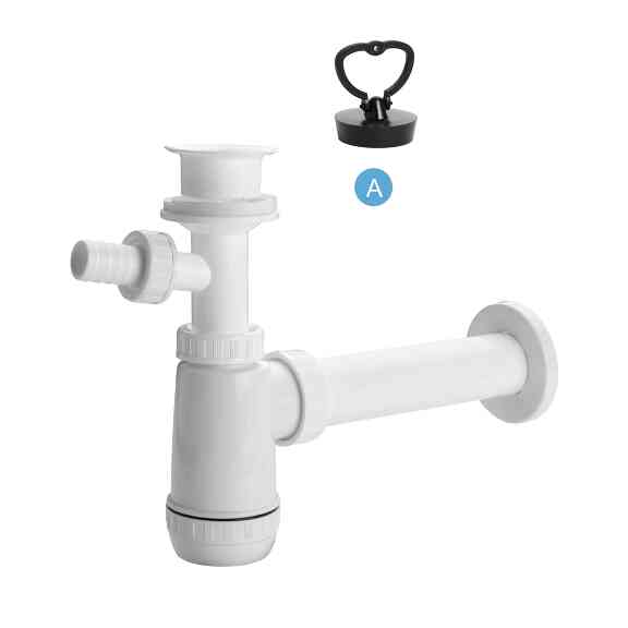 Prohlédnout E Sifon umyvadlový plastová miska, pračkový vývod, zátka