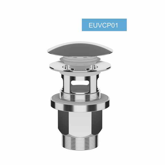 View Washbasin outlet CLICK - CLACK, plastic