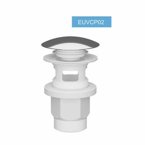 View Washbasin outlet CLICK - CLACK, plastic