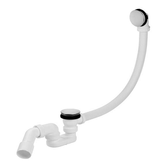 Prohlédnout Vanová výtoková výpust, koleno 45° vč. vanového sifonu 40/50, INOX