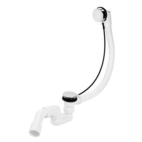 View Automatic bath drain, trap 40, bend 45° 40/50
