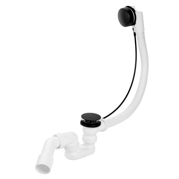 View Automatic bath drain, trap 40, bend 45° 40/50