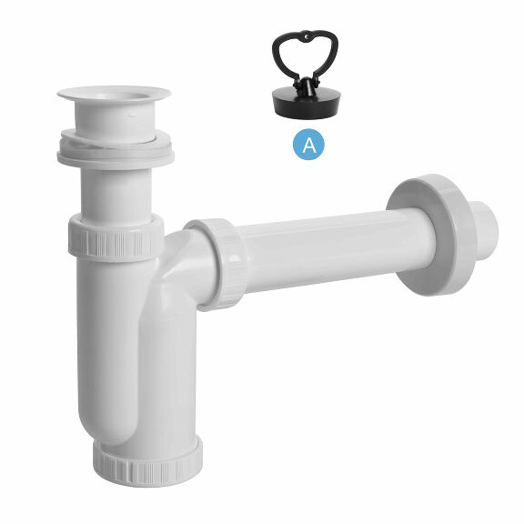 Prohlédnout Sifon umyvadlový plastová miska, zátka