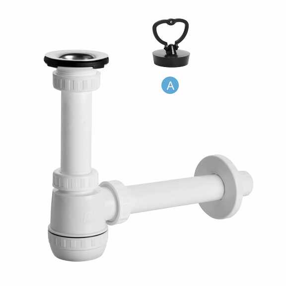 Prohlédnout B sifon umyvadlový ventil, nerezová miska, zátka