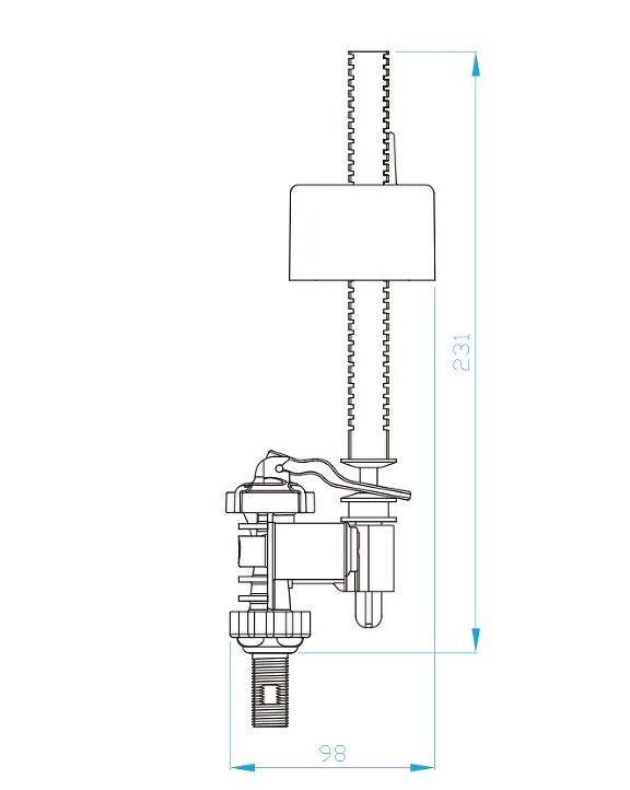 View Bottom filling valve 1/2"