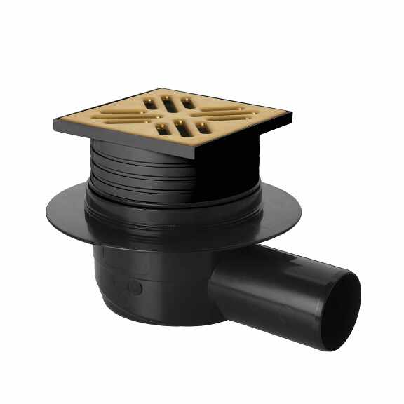 Prohlédnout Podlahová vpust boční 50, zlatá