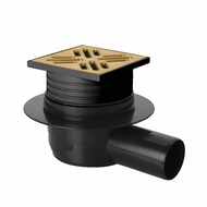 Floor drain side 50, gold