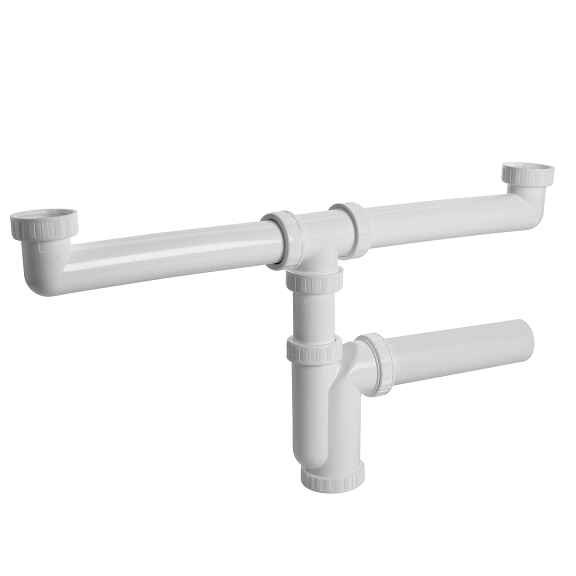 View Trap 50 with 2x 6/4", washing machine outlet