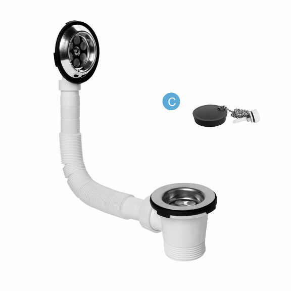 Prohlédnout Vanový výtokový ventil 6/4" přepad