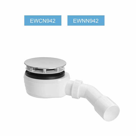 View Shower tray siphon 90, low, bend 45° 40/50, cover