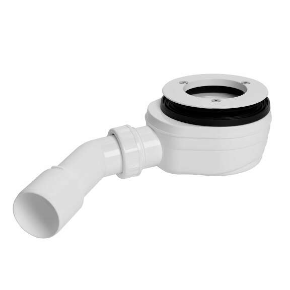 View Shower tray siphon 90, extra low, inox