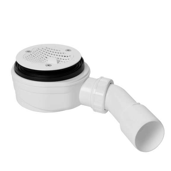 View Shower tray siphon 90, low, inox