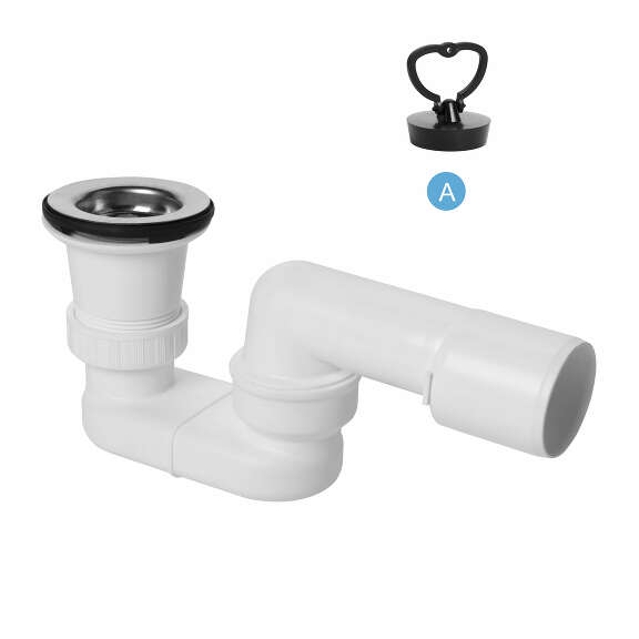 View E shower tray trap, plug