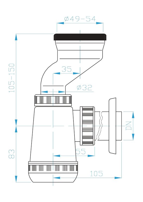 Prohlédnout E sifon pisoárový