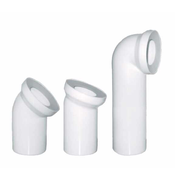 View Toilet connector - bend