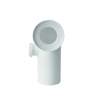 Toilet connector - bend 90° with inlet pipe