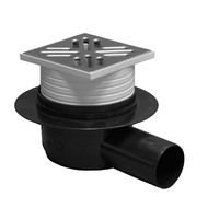 Floor drain horizontal inox