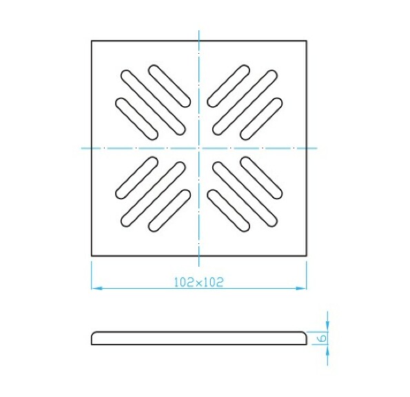 Prohlédnout Mřížka podlahové vpusti SI5xC00