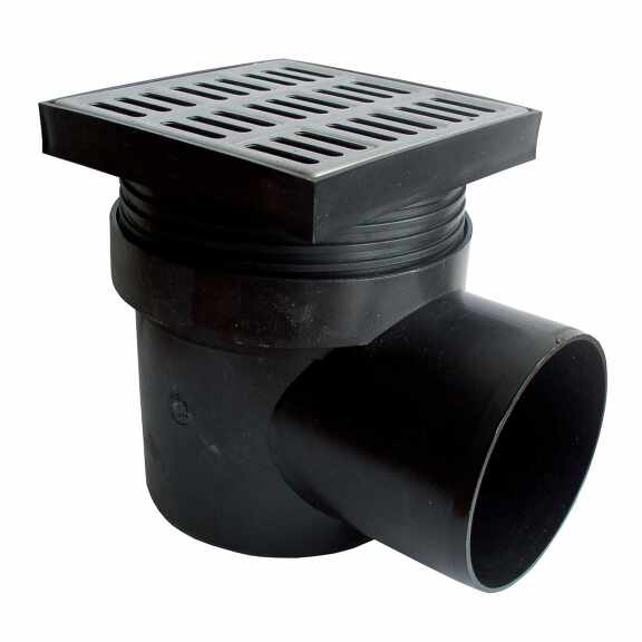 Prohlédnout Podlahová vpust boční 110, nerez mřížka