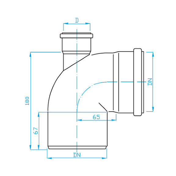 Prohlédnout HT Koleno s osovou přípojkou
