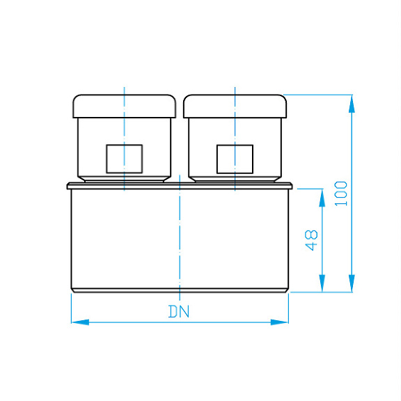 View Double ventilation heads 110 with shutter