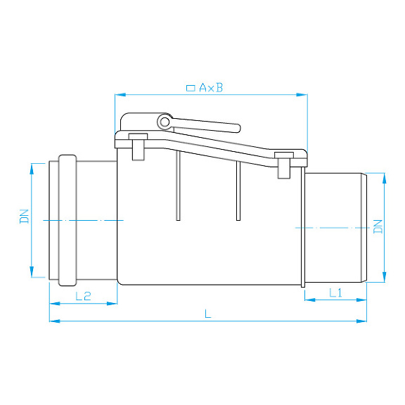 Prohlédnout KGRE Zpětná klapka, horizontální
