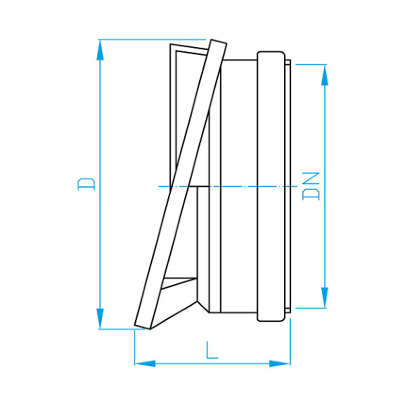 Prohlédnout KG Koncová klapka na hladký konec