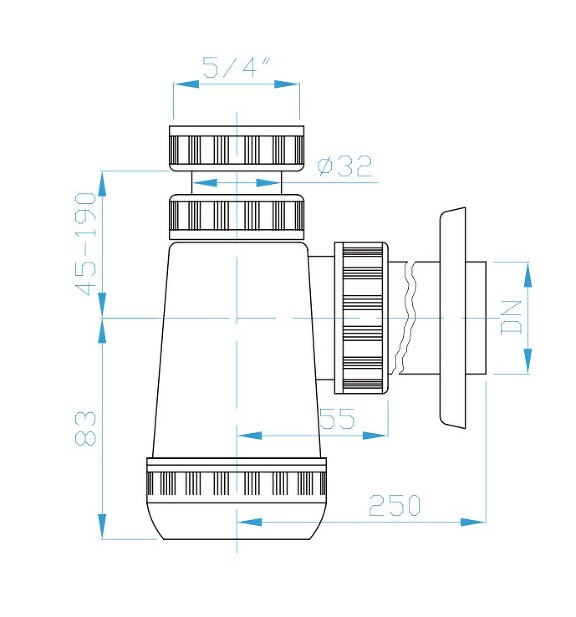 Prohlédnout E sifon 5/4"