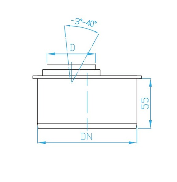 View HTR reduction 110/50, low, with bend