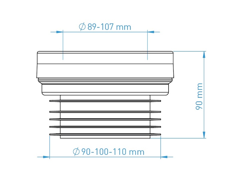 Prohlédnout WC manžeta pevná centrická