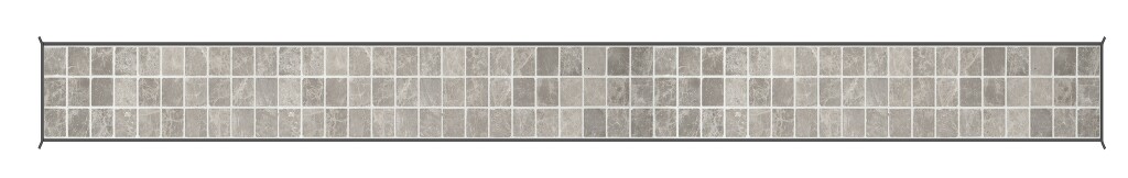 Prohlédnout VÝPRODEJ - Plastový žlab s roštem a nerezovým rámečkem pro vložení do dlažby design 4